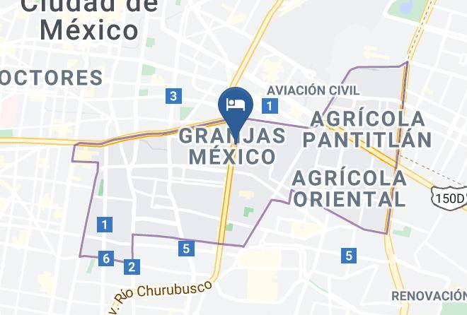 Iztacalco - Hotel Grand Prix Maps