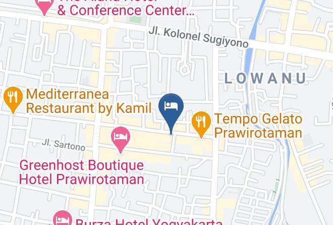 Kota Yogyakarta - Hotel Grand Rosela Maps