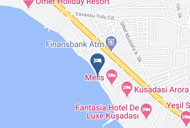 Kusadasi - Hotel Grand Sahins Maps