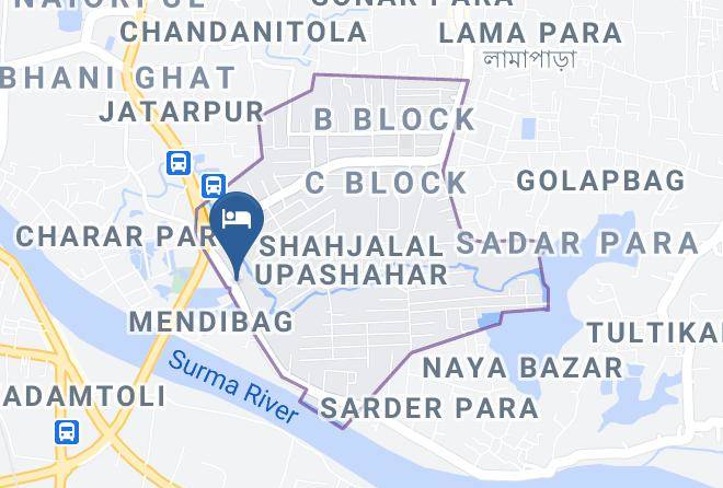 Chittagong - Hotel Grand Surma Maps
