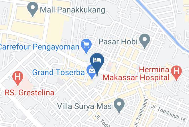 Makassar - Hotel Grand Town Maps