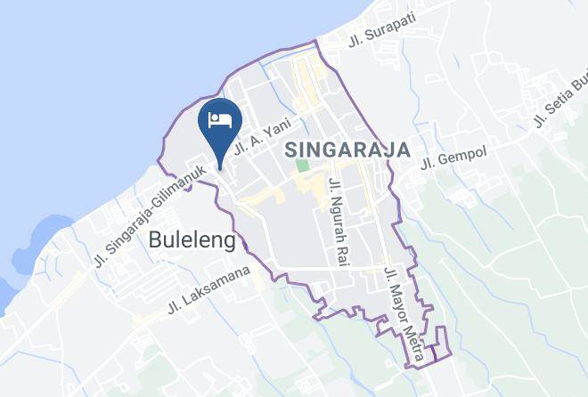 Buleleng Regency - Hotel Grand Wijaya Maps