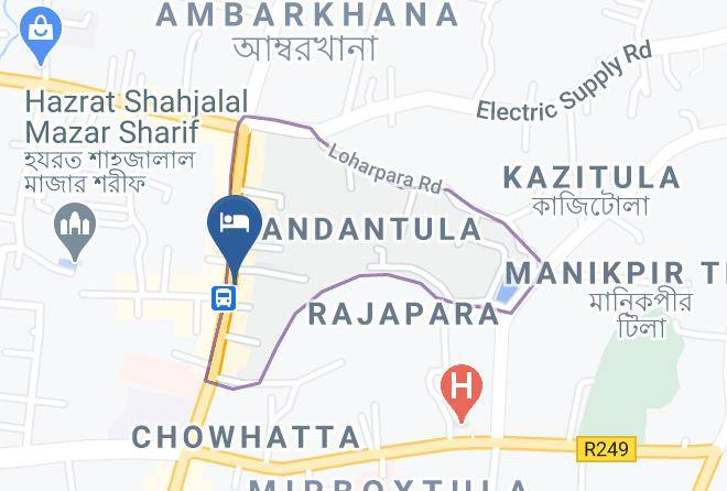 Chittagong - Hotel Grand Zafran Maps