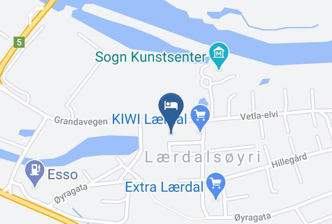 Laerdal - Hotel Grandane Maps