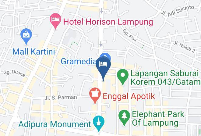 Bandar Lampung - Hotel Grande Maps