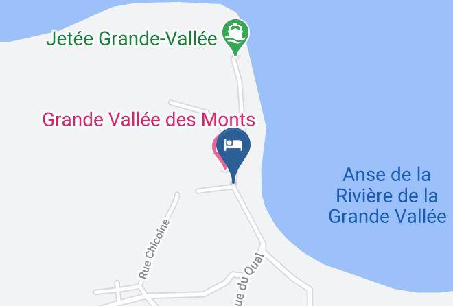 La Cote De Gaspe Regional County Municipality - Hotel Grande Vallee Maps