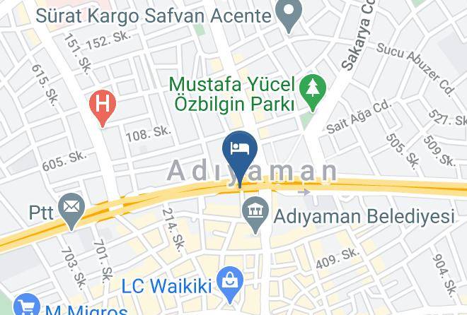 Adiyaman Hocaomer - Isias Hotel Maps