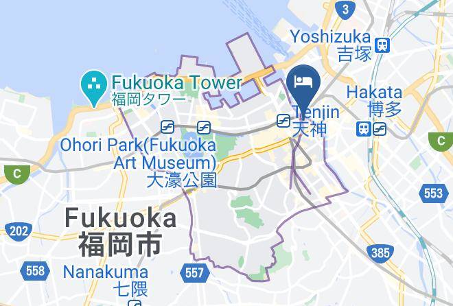 Fukuoka City Chuo Ward - Hotel Grandolce Hakata Maps