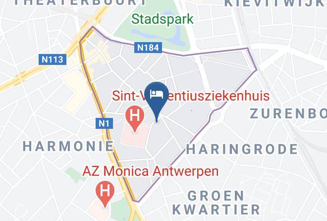 Antwerp - Hotel Granducale Maps