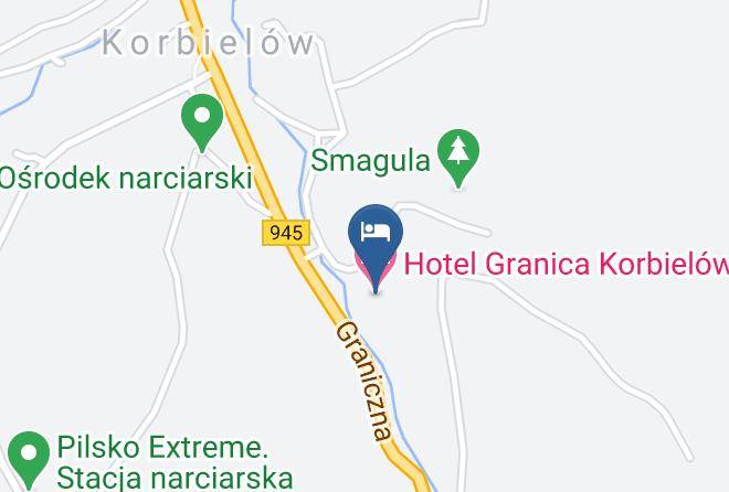 Zywiecki - Hotel Granica Korbielow Maps