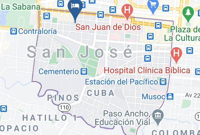 San Jose - Hotel Grano De Oro Maps