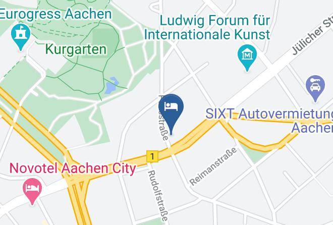 Aachen - Hotel Granus Maps