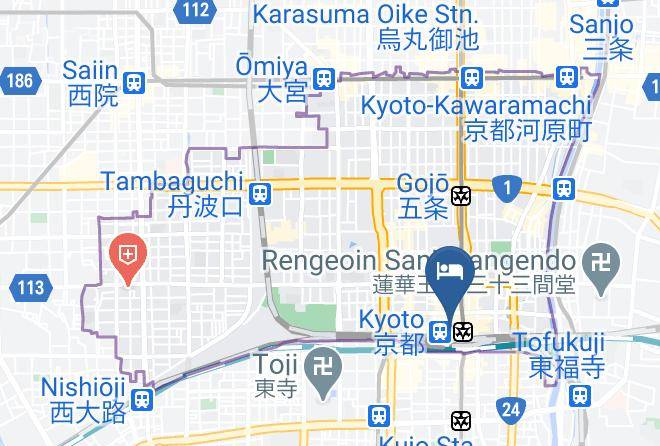 Kyoto City Shimogyo Ward - Hotel Granvia Kyoto Maps