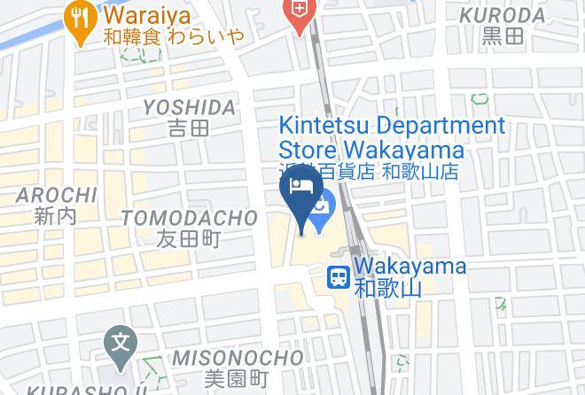 Wakayama City - Hotel Granvia Wakayama Maps