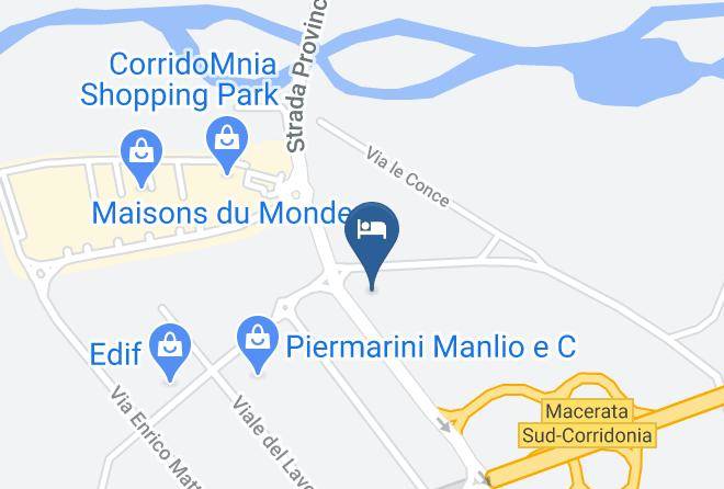 Macerata - Hotel Grassetti Albergo 4 Stelle Ristorante Maps