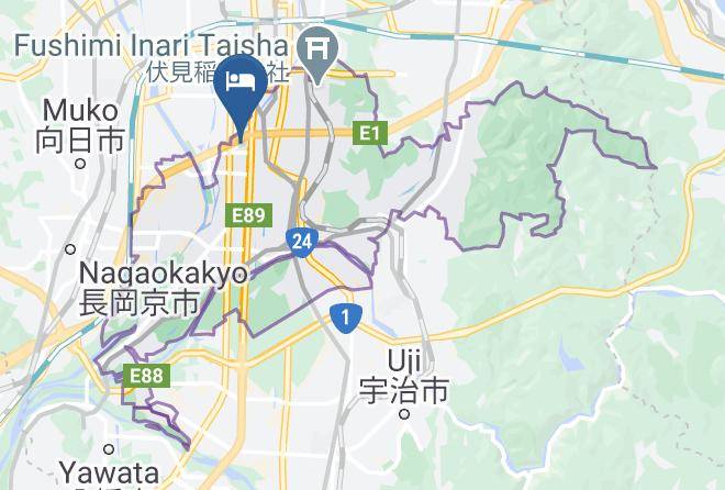 Kyoto City Fushimi Ward - Hotel Grassino Maps