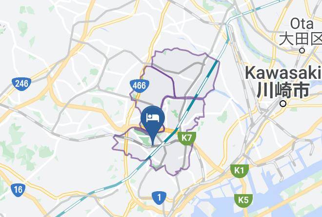Yokohama City Kohoku Ward - Hotel Grassino Urban Resort Shin Yokohama Maps