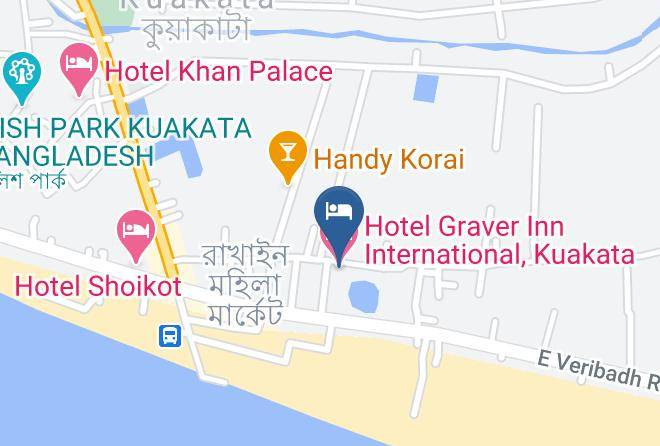 Barisal - Hotel Graver Inn International Kuakata Maps