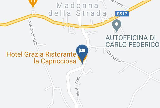 L Aquila - Hotel Grazia Ristorante La Capricciosa Maps