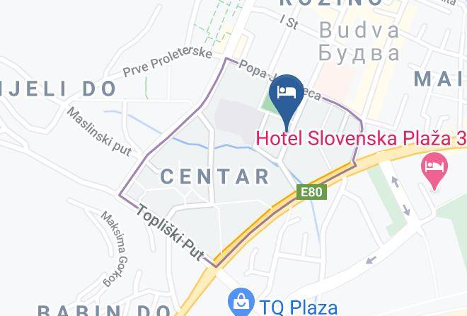 Budva - Hotel Grbalj Maps