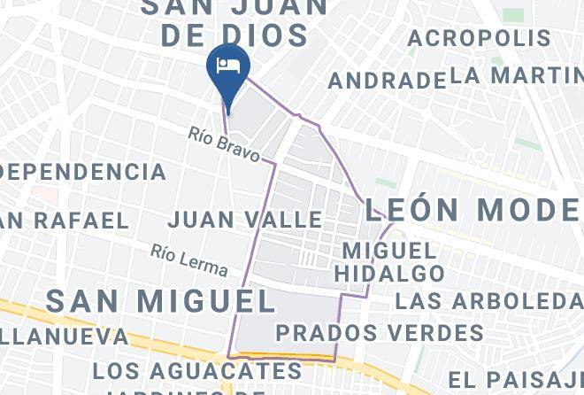 Leon - Hotel Grecia Maps