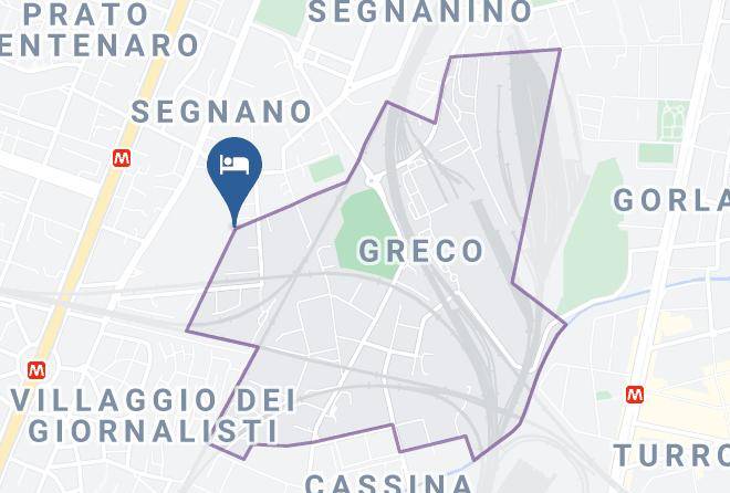 Milan - Hotel Greco Maps