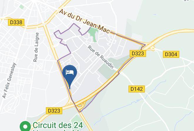 Sarthe - Hotel Le Circuit Le Mans Maps