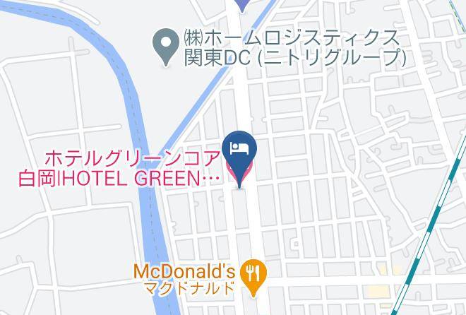 Shiraoka City - Hotel Green Core Shiraoka Maps