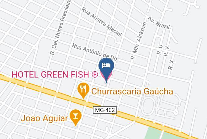 Sao Francisco - Hotel Green Fish Maps