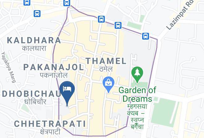 Kathmandu - Hotel Green Horizon Maps