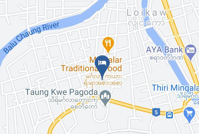 Loikaw - Hotel Green Leaf Maps