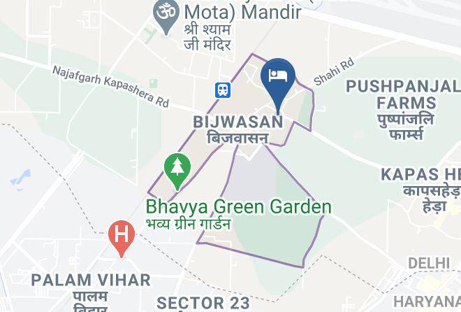 New Delhi - Hotel Green Lotus Igi Airport Maps
