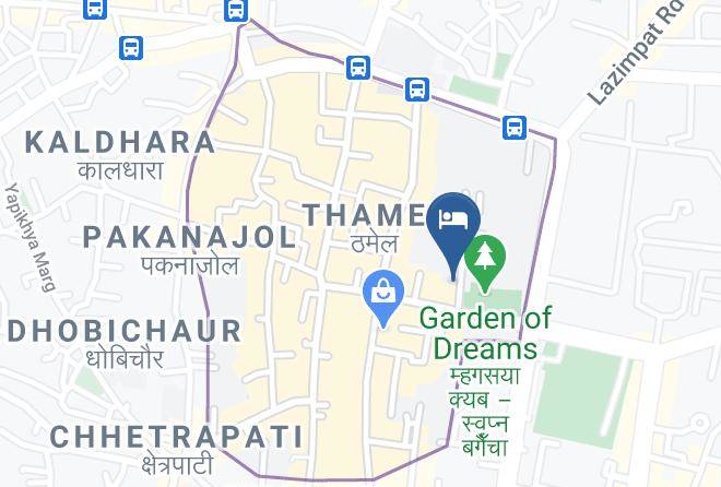 Kathmandu - Hotel Green Milarepa Kathmandu Maps