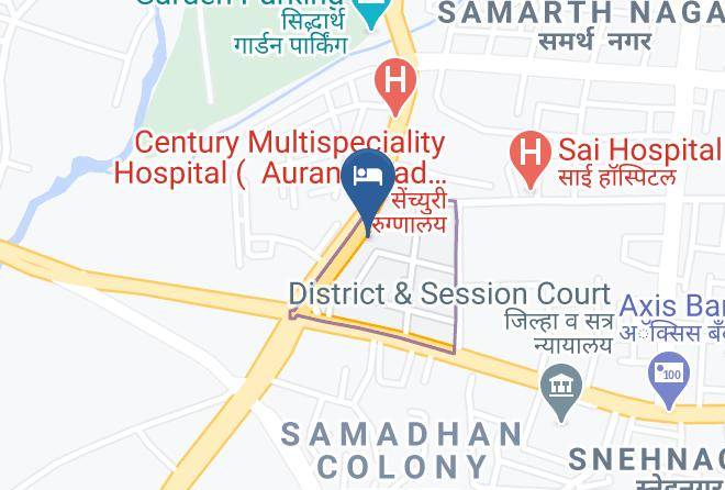 Aurangabad - Hotel Green Olive Maps