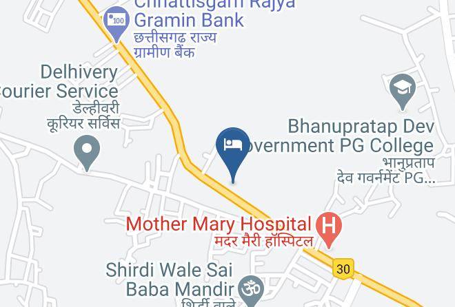 Uttar Bastar Kanker - Hotel Green Palm Maps