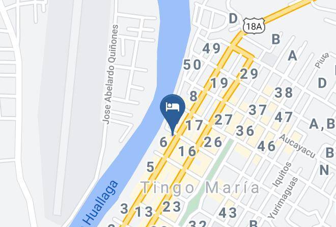 Leoncio Prado - Hotel Green Paradise Tingo Maria Maps