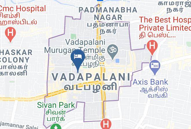 Hotel Green Park Map