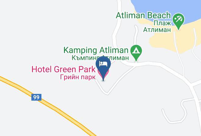Primorsko - Hotel Green Park Maps