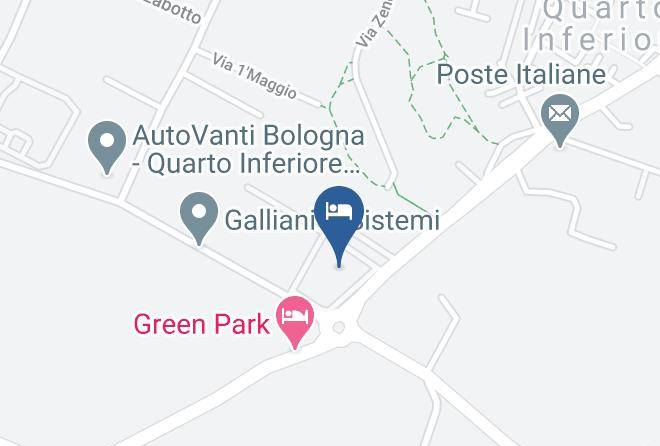 Bologna - Hotel Green Park Ristorante Maps