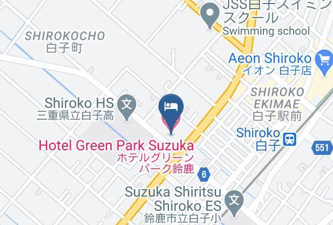 Hotel Green Park Suzuka Map