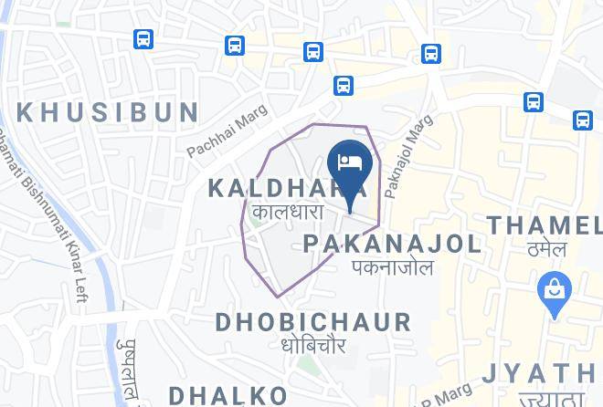 Kathmandu - Hotel Green Planet Maps