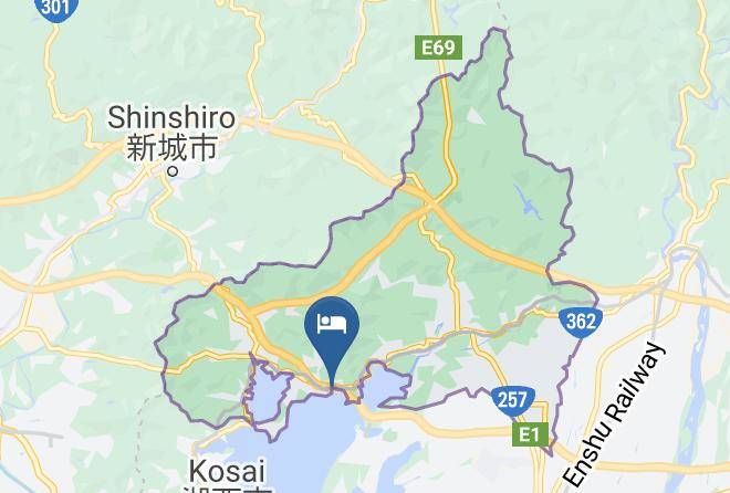 Hamamatsu City Kita Ward - Hotel Green Plaza Hamanako Maps