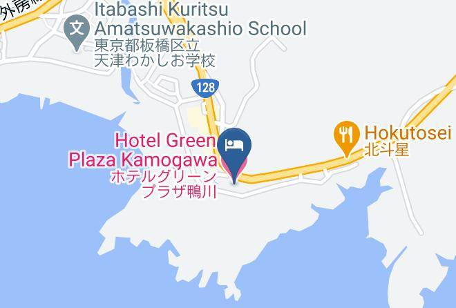 Kamogawa City - Hotel Green Plaza Kamogawa Maps