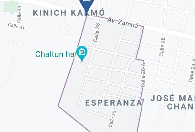 Izamal - Hotel Green River Maps