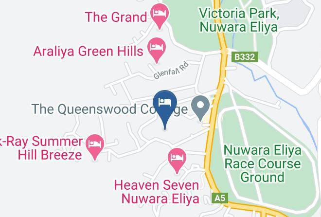 Kandy - Hotel Green Star Maps