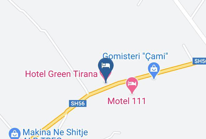 Tirana - Hotel Green Tirana Maps