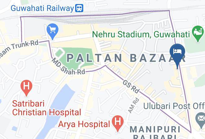 Guwahati - Hotel Green Valley Maps