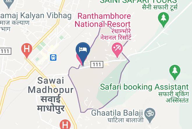Sawai Madhopur - Hotel Green View Ranthambhore Maps