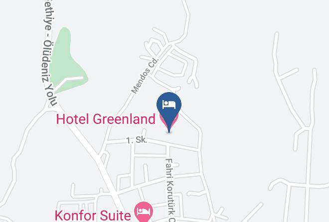 Fethiye - Hotel Greenland Maps
