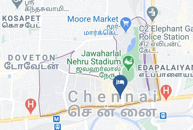 Chennai - Capital O74323 Greens Gate Elite Maps